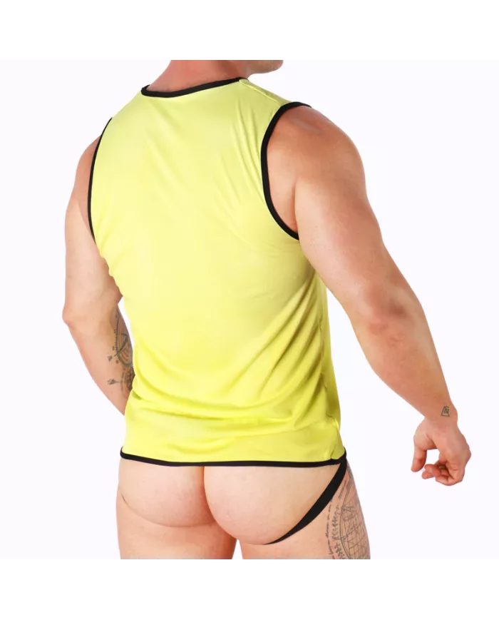 MACHO - T-SHIRT JAUNE L/XL MACHO - T-SHIRT JAUNE L/XL