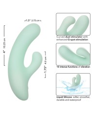 CALEXOTICS - PACIFICA FIJI VIBRATEUR & ESTIMULATEUR POINT G 10 VIBRATIONS AQUA