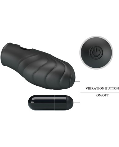 PRETTY LOVE - VIBRATEUR DE DOIGT EN SILICONE LICH NOIR