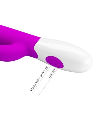 PRETTY LOVE - VIBRATEUR CENTAURE LAPIN 30 MODES DE VIBRATION VIOLET