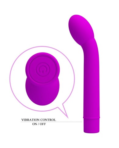 PRETTY LOVE - VIBRATEUR POINT G LOGAN 10 VIBRATIONS VIOLET