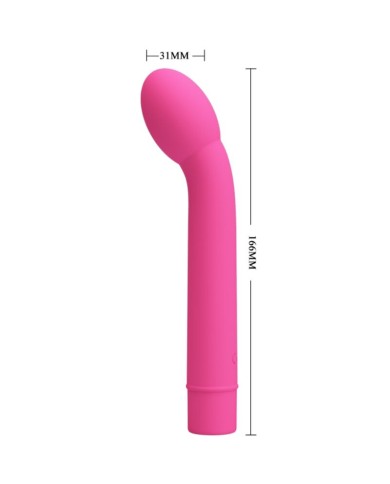 PRETTY LOVE - VIBRATEUR POINT G LOGAN 10 VIBRATIONS ROSE