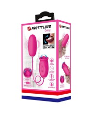 PRETTY LOVE - OEUF VIBRANT DAISY + LANGUE STIMULANTE CLITORIS ROSE
