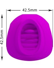 PRETTY LOVE - STIMULATEUR DE CLITORIS ESTELLE TONGUE 12 VIBRATIONS VIOLET