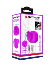 PRETTY LOVE - STIMULATEUR DE CLITORIS ESTELLE TONGUE 12 VIBRATIONS VIOLET