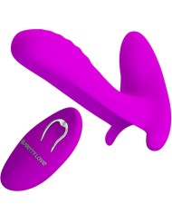 PRETTY LOVE - MASSEUR & VIBRATEUR 12 VIBRATIONS TÉLÉCOMMANDE VIOLET