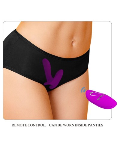 PRETTY LOVE - MASSEUR & VIBRATEUR 12 VIBRATIONS TÉLÉCOMMANDE VIOLET