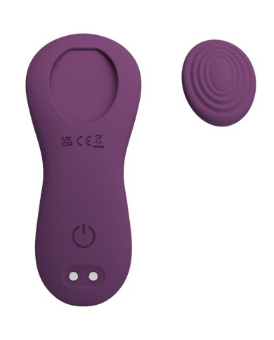 PRETTY LOVE - MANE LAY ON MASSEUR DE CLITORIS 10 VIBRATIONS TÉLÉCOMMANDE VIOLET