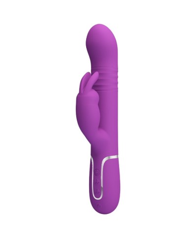 PRETTY LOVE - VIBRATEUR LAPIN MULTIFONCTION COALE 4 EN 1 VIOLET