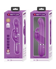 PRETTY LOVE - VIBRATEUR LAPIN MULTIFONCTION COALE 4 EN 1 VIOLET