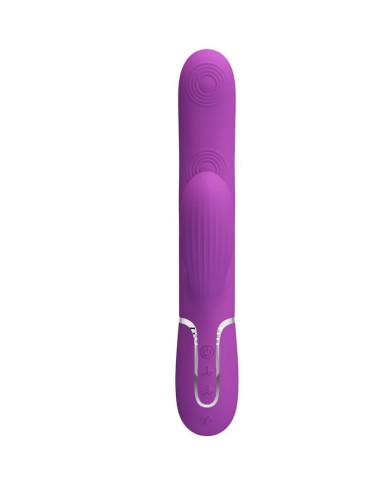 PRETTY LOVE - VIBRATEUR LAPIN MULTIFONCTION 3 EN 1 PERLITA VIOLET