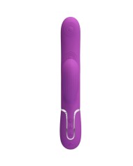PRETTY LOVE - VIBRATEUR LAPIN MULTIFONCTION 3 EN 1 PERLITA VIOLET