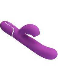 PRETTY LOVE - VIBRATEUR LAPIN MULTIFONCTION 3 EN 1 PERLITA VIOLET