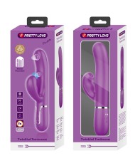 PRETTY LOVE - VIBRATEUR LAPIN MULTIFONCTION 3 EN 1 PERLITA VIOLET
