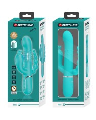 PRETTY LOVE - CAMMY 4 EN 1 VIBRATEUR MULTIFONCTION TRIPPLE RABBIT BLEU