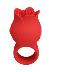 PRETTY LOVE - VIBRATEUR DE DOIGT EN FORME DE JAE ROSE 10 VIBRATIONS ROUGE