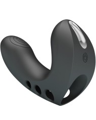 PRETTY LOVE - VIBRATEUR DOIGT CAMELIA 7 VIBRATIONS NOIR