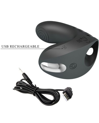 PRETTY LOVE - VIBRATEUR DOIGT CAMELIA 7 VIBRATIONS NOIR