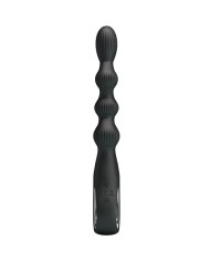 PRETTY LOVE - VIBRATEUR ANAL FEDERER 12 VIBRATIONS NOIR