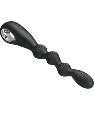 PRETTY LOVE - VIBRATEUR ANAL FEDERER 12 VIBRATIONS NOIR