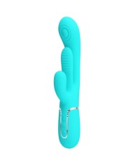 PRETTY LOVE - SHANIA TRIPLE RABBIT VIBRATEUR MULTIFONCTION 3 EN 1 BLEU