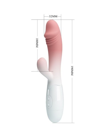 PRETTY LOVE - VIBRATEUR SNAPPY RABBIT 30 VIBRATIONS ROSE