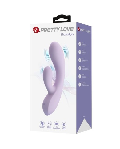 PRETTY LOVE - VIBRATEUR ROSOLYN RABBIT 10 VIBRATIONS VIOLET
