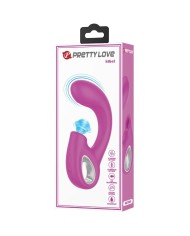 PRETTY LOVE - SIBEL VIBRATEUR POINT G + STIMULATEUR CLITORIS SIBEL 10 VIBRATIONS VIOLET