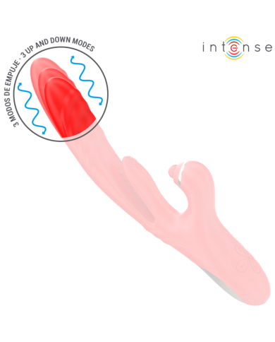 INTENSE - ROSALIA VIBRATEUR MULTIFONCTION 3 EN 1 ROUGE