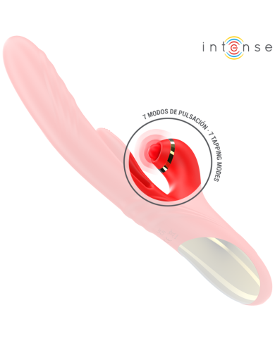 INTENSE - ROSALIA VIBRATEUR MULTIFONCTION 3 EN 1 ROUGE