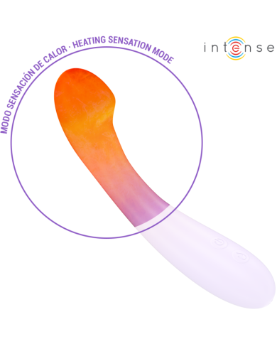 INTENSE - BECKY VIBRATEUR 19 CM CHAUFFANT 7 VIBRATIONS VIOLET