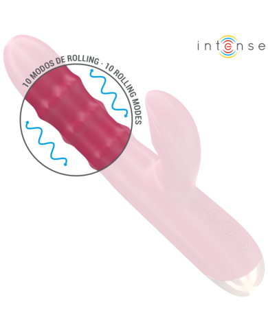 INTENSE - CHLOE VIBRATEUR MULTIFONCTION 3 EN 1 ROUGE