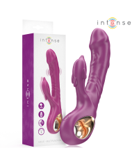 INTENSE - HALLE VIBRATEUR MULTIFONCTION AVEC LANGUE STIMULANTE DAUPHIN VIOLET