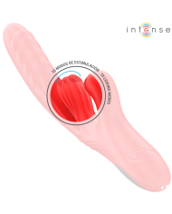 INTENSE - KAROL VIBRATEUR MULTIFONCTION POUSSÉE & STIMULATION & ONDES STIMULANTES ROUGE