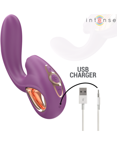 INTENSE - LALI VIBRATEUR MULTIFONCTION POINT G TAPPING & THRUST & VIBRATION VIOLET