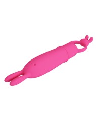PRETTY LOVE - DELIA VIBRATEUR RABBIT AVEC ANNEAU DE RÉSISTANCE