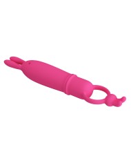 PRETTY LOVE - DELIA VIBRATEUR RABBIT AVEC ANNEAU DE RÉSISTANCE