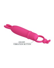 PRETTY LOVE - DELIA VIBRATEUR RABBIT AVEC ANNEAU DE RÉSISTANCE