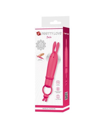 PRETTY LOVE - DELIA VIBRATEUR RABBIT AVEC ANNEAU DE RÉSISTANCE