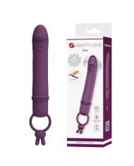 PRETTY LOVE - CORA VIBRATEUR EN FORME DE PÉNIS AVEC ANNEAU DE RÉSISTANCE