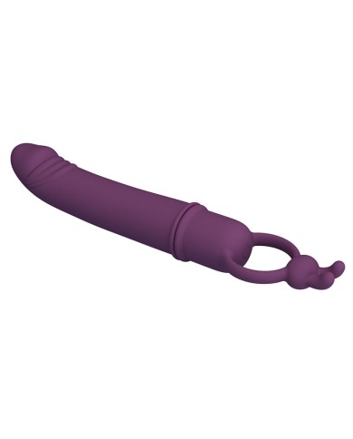 PRETTY LOVE - CORA VIBRATEUR EN FORME DE PÉNIS AVEC ANNEAU DE RÉSISTANCE