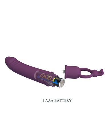 PRETTY LOVE - CORA VIBRATEUR EN FORME DE PÉNIS AVEC ANNEAU DE RÉSISTANCE