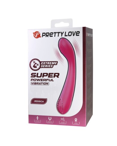PRETTY LOVE - JESSICA VIBRATEUR ROSE HAUTE PUISSANCE