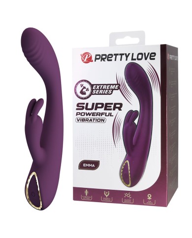 PRETTY LOVE - EMMA VIBRATEUR VIOLET RABBIT AVEC STIMULATEUR