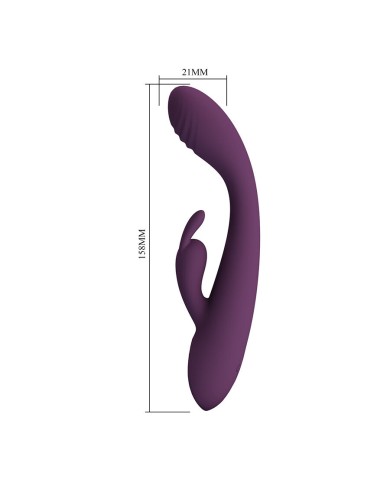 PRETTY LOVE - EMMA VIBRATEUR VIOLET RABBIT AVEC STIMULATEUR
