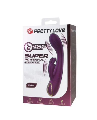 PRETTY LOVE - EMMA VIBRATEUR VIOLET RABBIT AVEC STIMULATEUR
