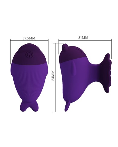 PRETTY LOVE - DOLPHIN MINI VIBRATEUR AVEC CLIP