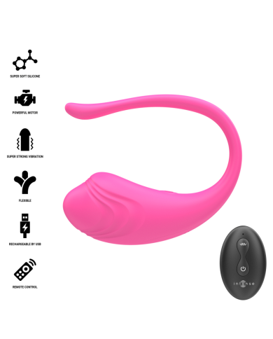 INTENSE - ŒUF VIBRANT OLIVIA PINK AVEC TÉLÉCOMMANDE