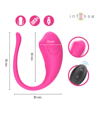 INTENSE - ŒUF VIBRANT OLIVIA PINK AVEC TÉLÉCOMMANDE