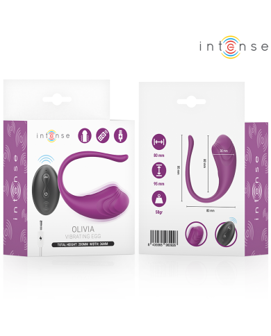 INTENSE - OLIVIA ŒUF VIBRANT PURPLE AVEC TÉLÉCOMMANDE